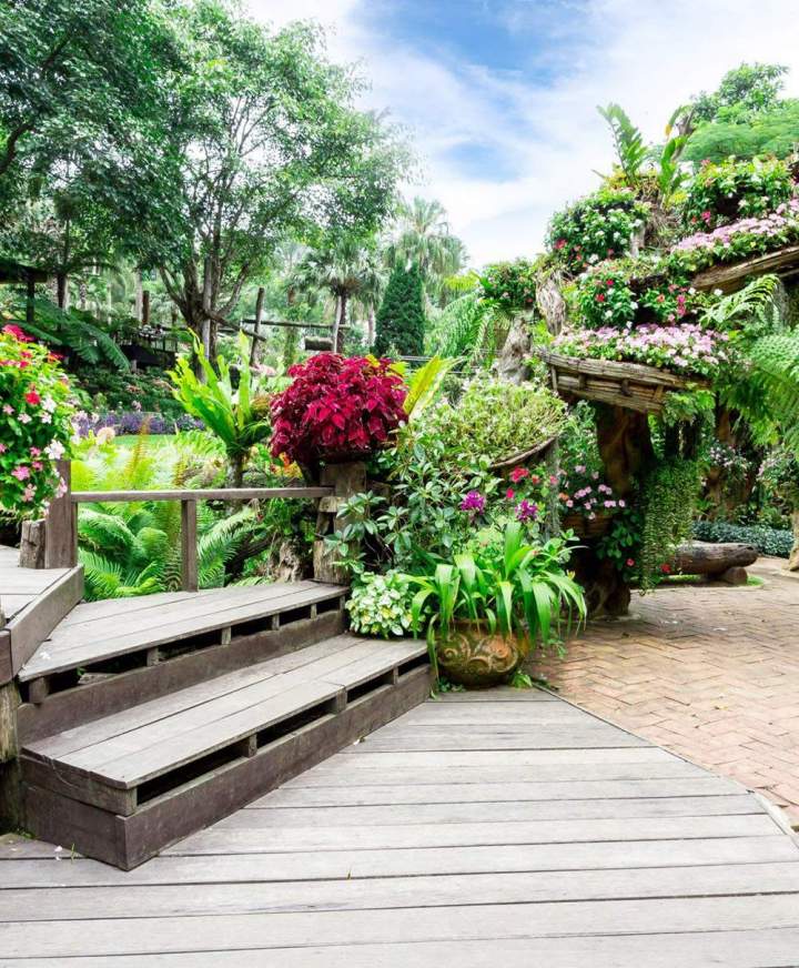 Jardin fleuri Martinique